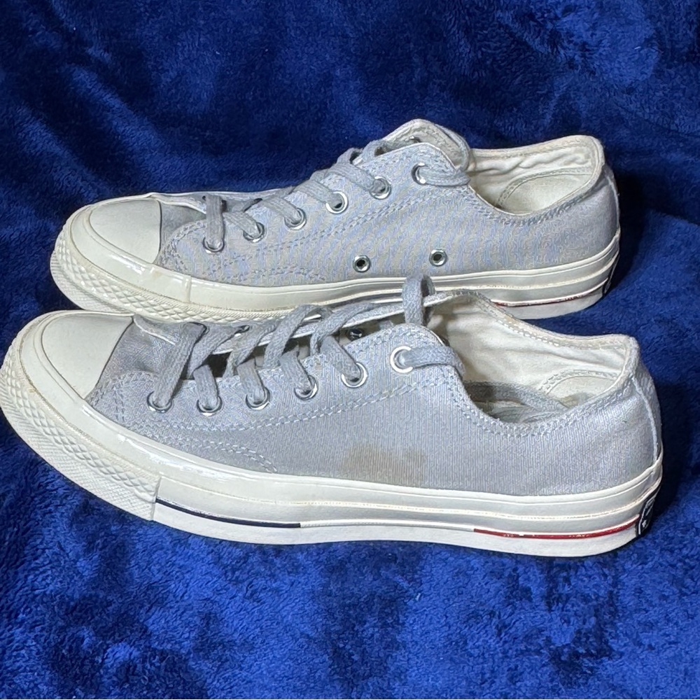 Converse Allstar Chuck Taylor Men’s 7 Women’s 9 Gray Heritage Court Sneakers - Picture 3 of 10